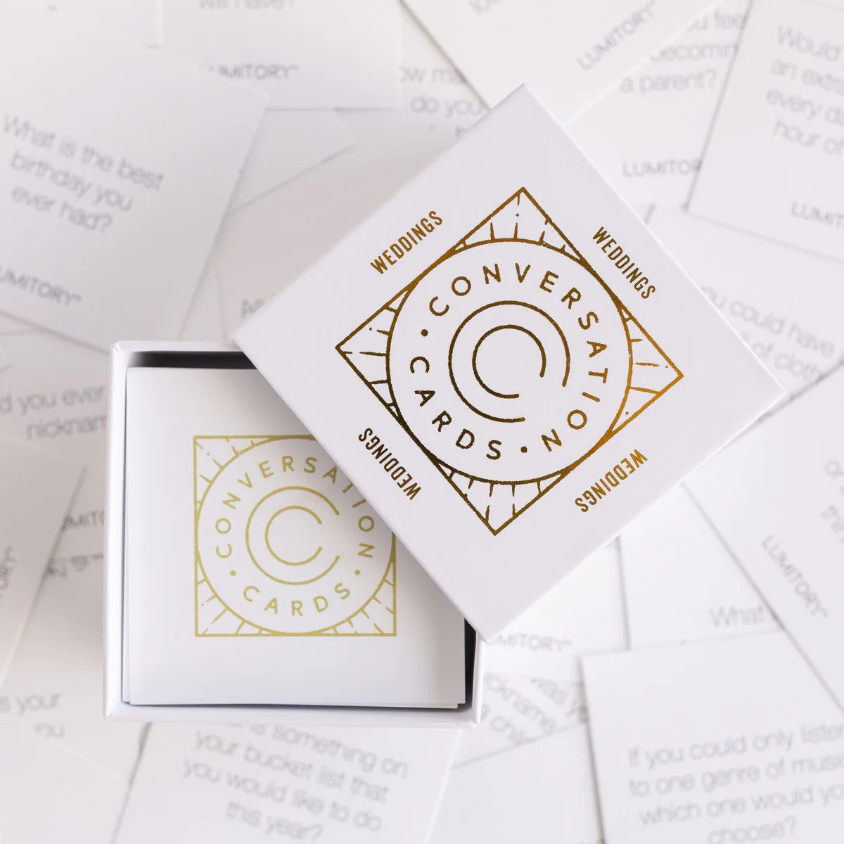 Wedding Conversation Cards - The Card Game for Spouses | Lumitory
