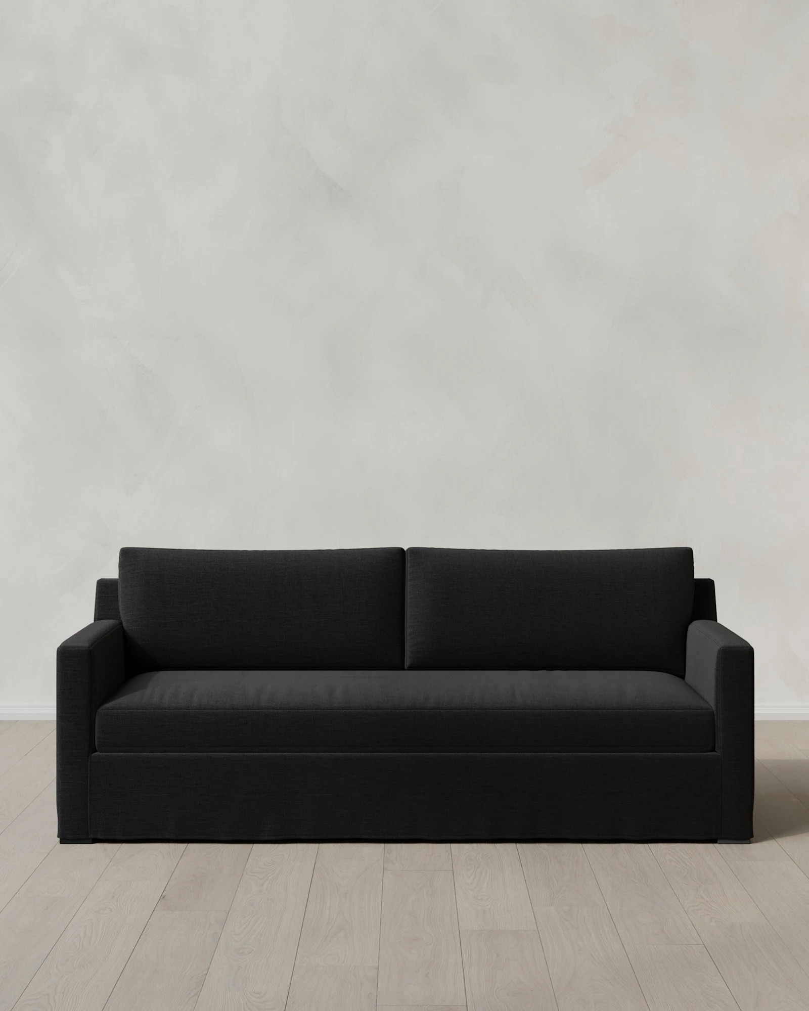 Quince | Ellery Performance Linen Slipcover Sofa in Sand, Size 9ft | Quince