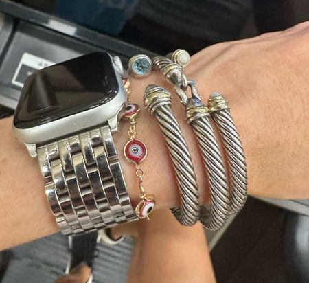 Apple Watch band and David yurman cable bracelet 

#LTKunder100 #LTKunder50