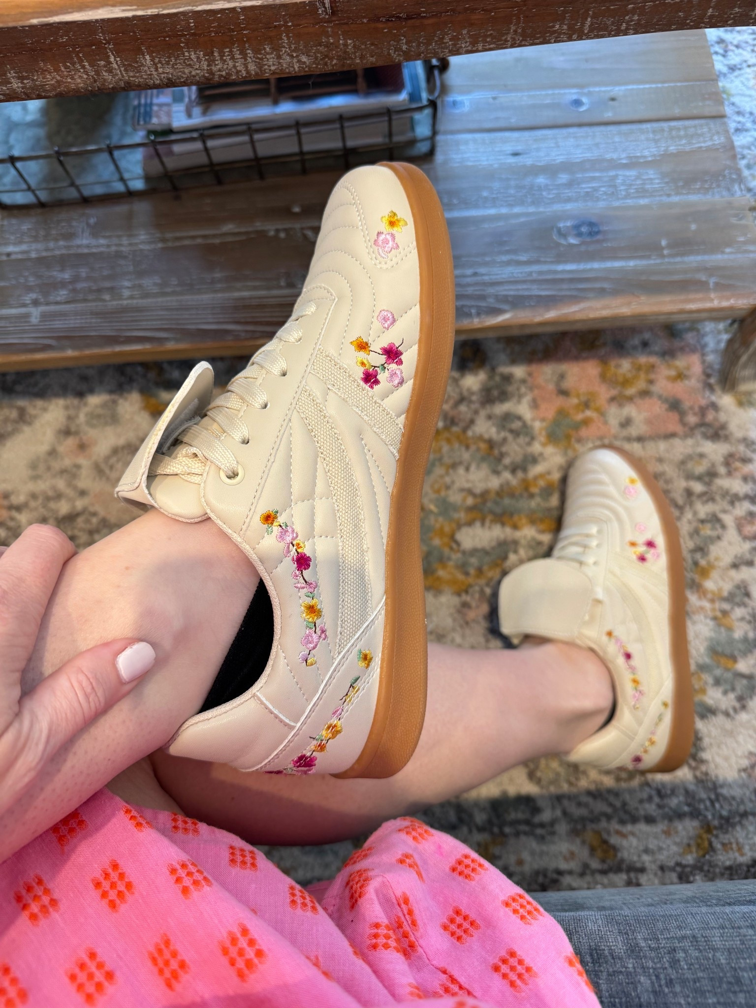 My floral sneakers are soooo cute and comfy AND on major sale! 

#LTKSaleAlert #LTKmomlife #LTKootd