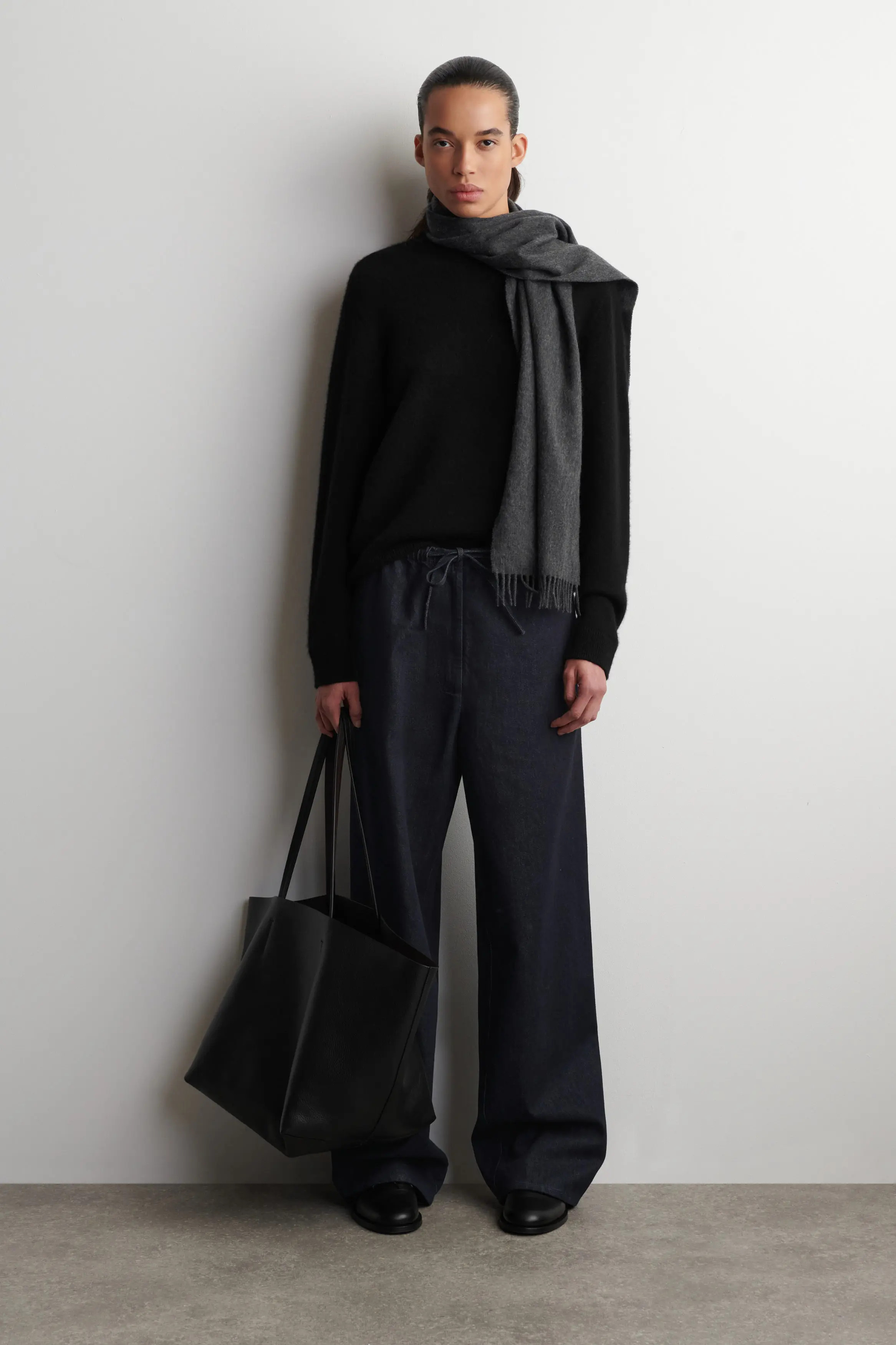 Drawstring Denim Pants (Women) | Nordstrom | Nordstrom