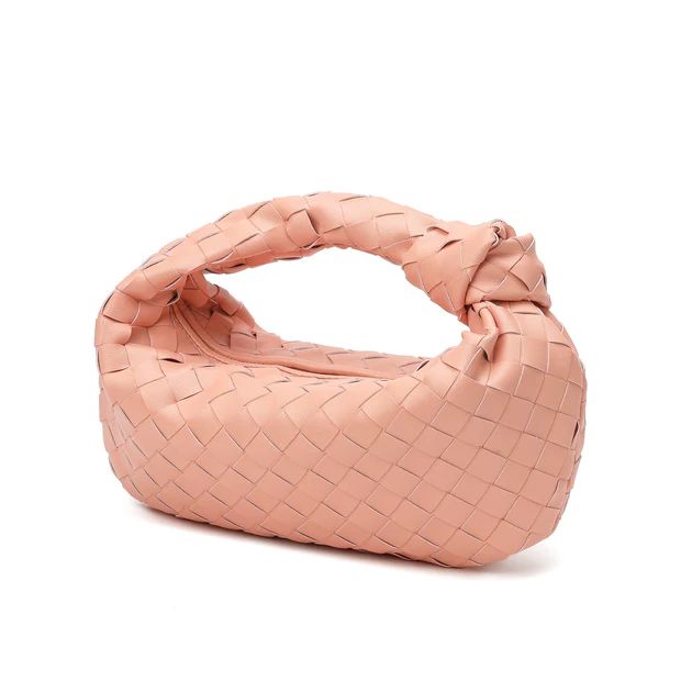 Tiffany & Fred Woven Sheepskin Knot Pouch Bag | Shop Premium Outlets