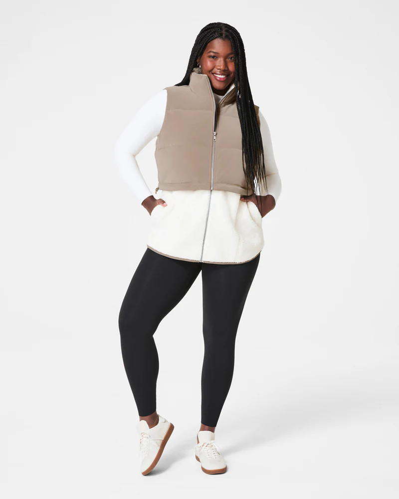SPANX® Two-In-One Velour Fleece Vest | Spanx