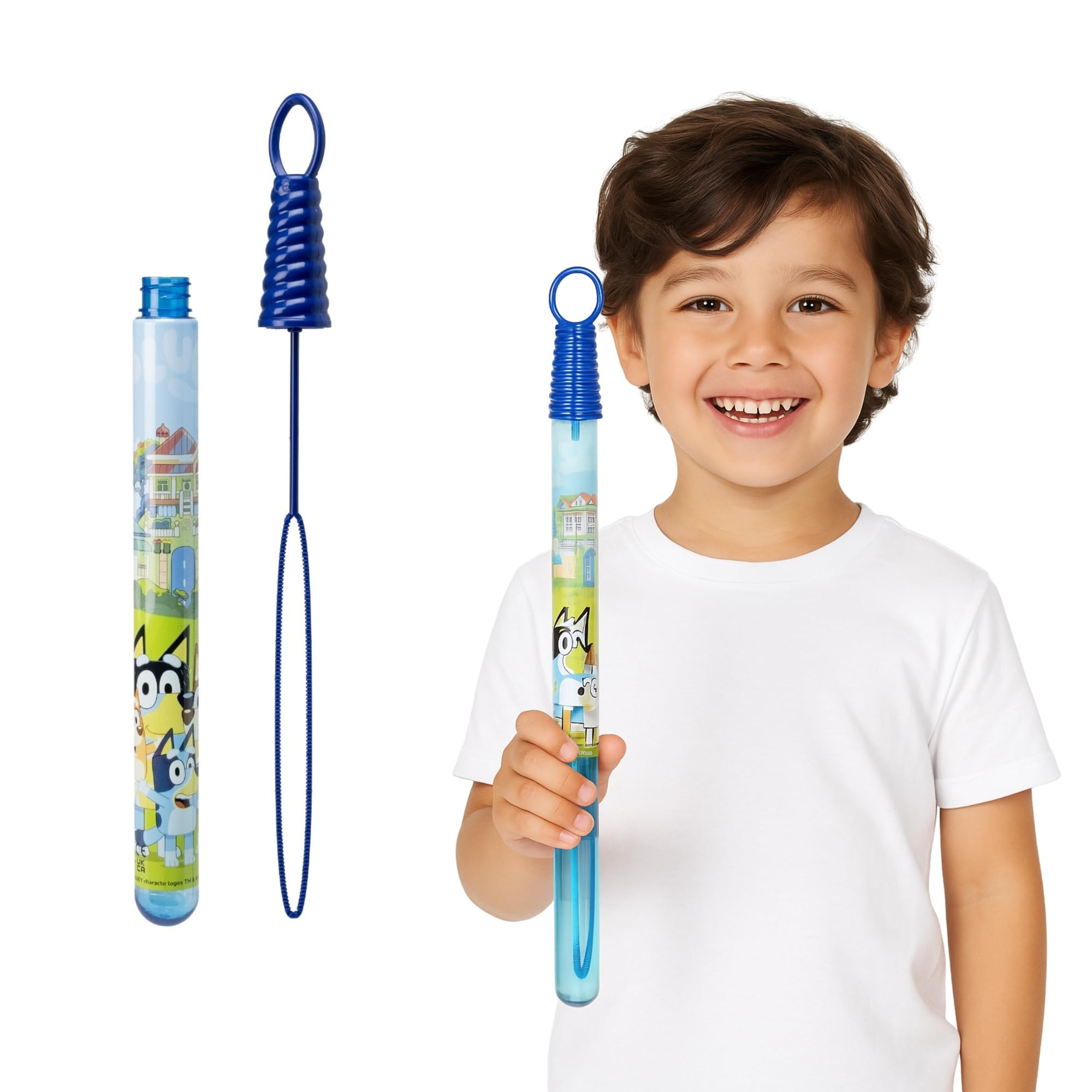 Bluey's Bubble Wand with 118ml Bubble Solution – Large Bubble Maker Toy for Kids | Party Bag Fi... | Amazon (UK)