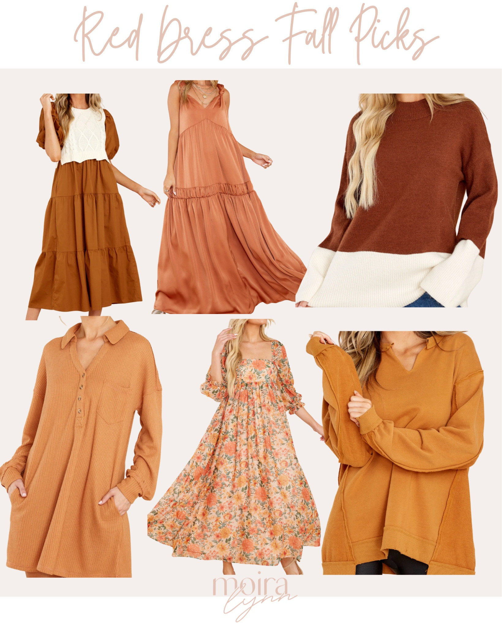 Red dress fall picks 

#LTKstyletip #LTKunder100 #LTKSeasonal