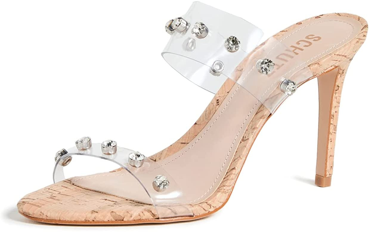 SCHUTZ Women's Ariella Cork Sandals | Amazon (US)