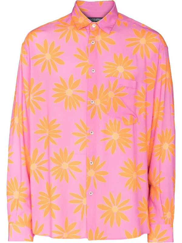 La chemise Simon floral-print shirt | Farfetch Global