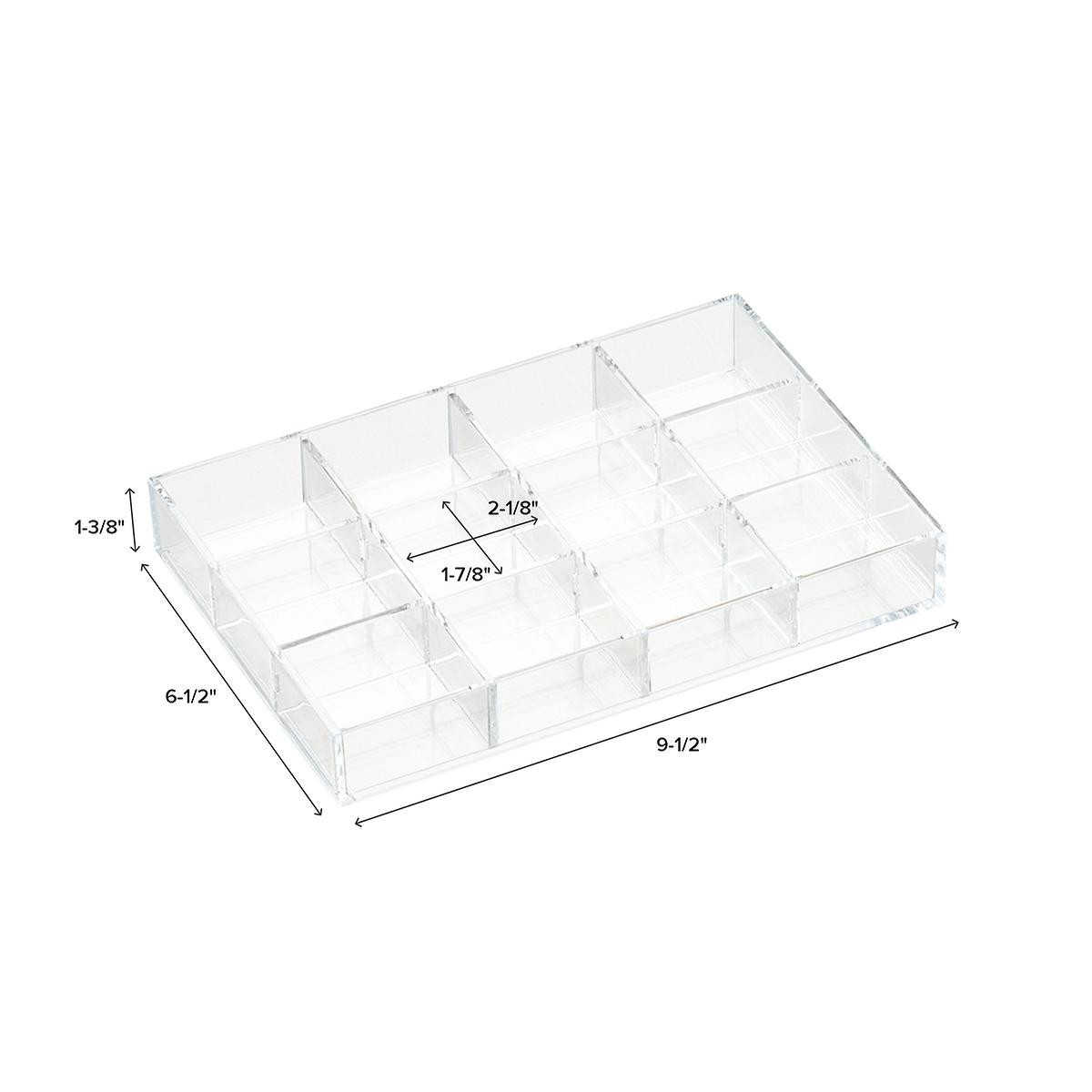 Clear Acrylic Small Stackable Trays | The Container Store
