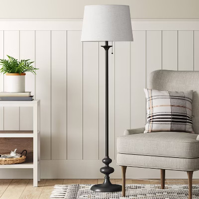 Londonberry Stick Floor Lamp Black - Threshold™ | Target