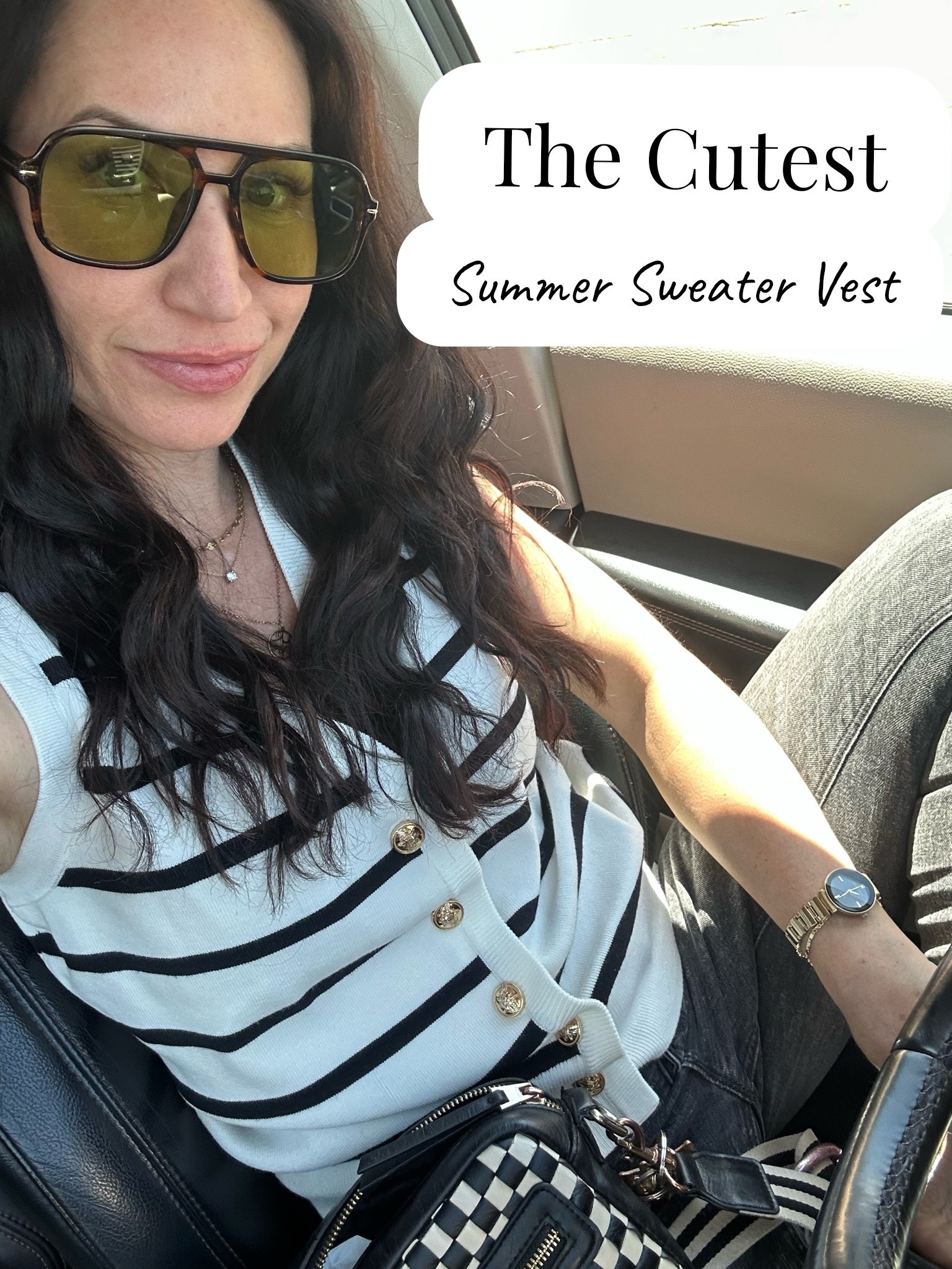 This sweater vest has been my favorite lately. It dresses up or down and looks super classy with dark acid wash jeans, black dress pants or black joggers. Very versatile and timeless. A great investment for a mom’s wardrobe. #amazonfinds #momfit #whattowear

#LTKootd