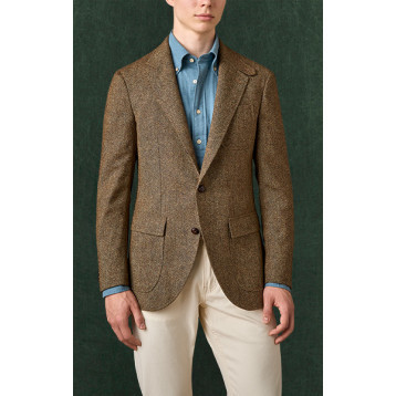 Golden Brown Tweed Hunting Jacket | SPIER & MACKAY