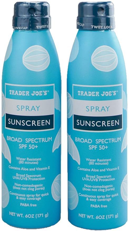 Trader Joe's Nourish Spray Sunscreen SPF 50+ Broad Spectrum (2-Pack) | Amazon (US)