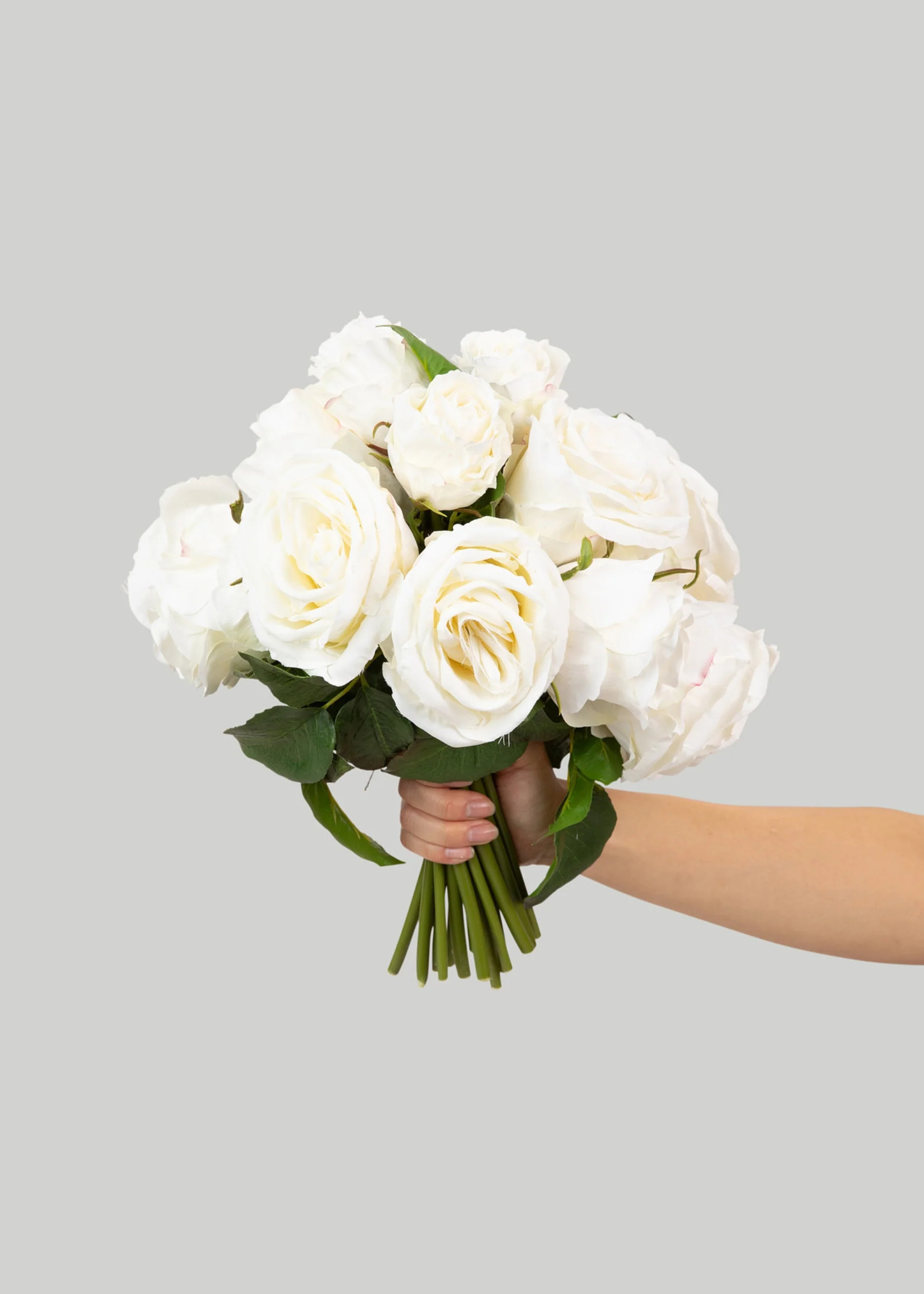 Rose Bouquet in Cream White | Artificial Wedding Flowers | Afloral | Afloral