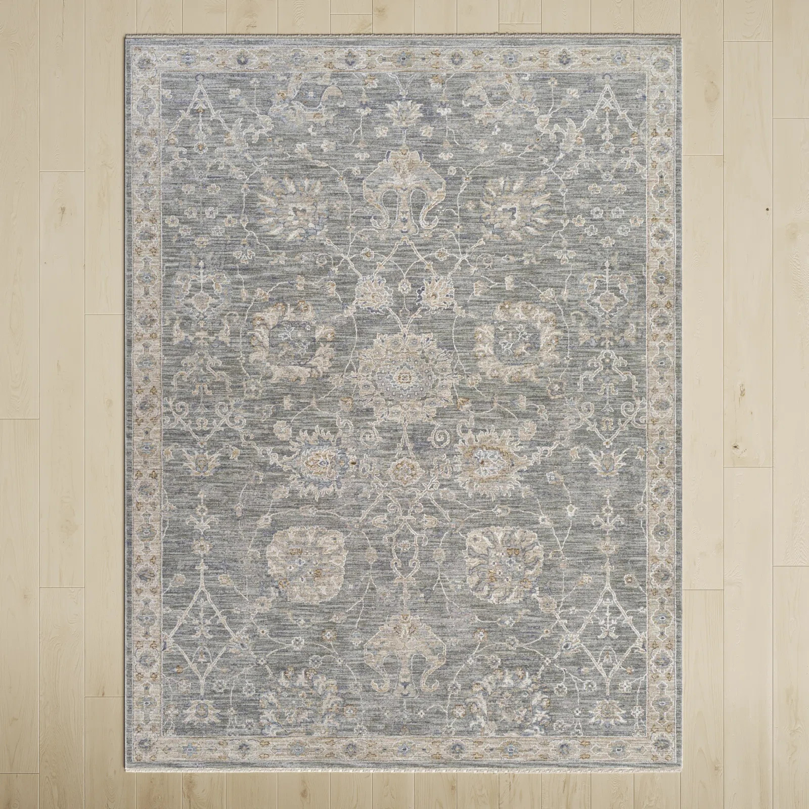 Birch Lane™ Conlan Oriental Gray/Blue/Brown Area Rug | Birch Lane | Birch Lane