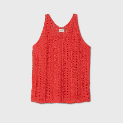 Women's Plus Size V-Neck Sweater Tank Top - Universal Thread™ | Target
