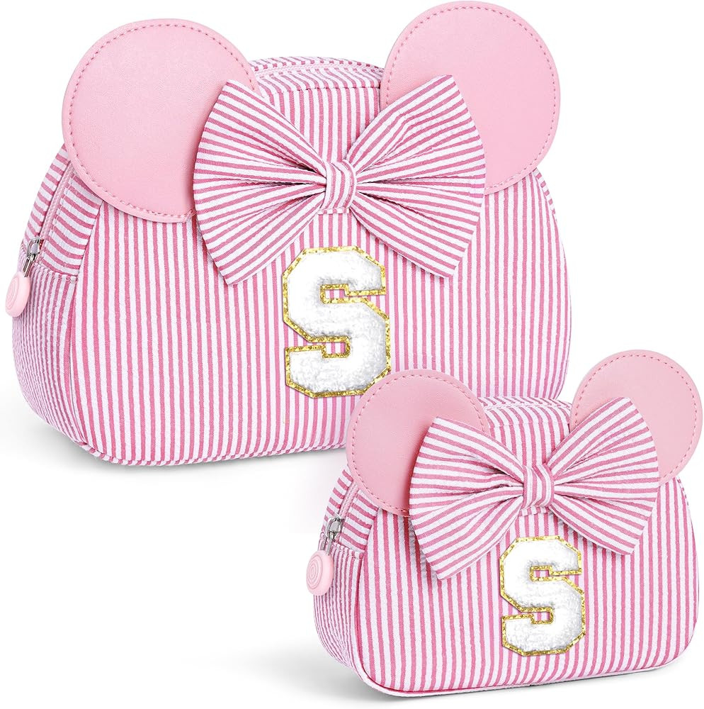 Gifts for Girls, Personalized Initial Makeup Bag Birthday Gift for 4 5 6 7 8 9 10 11 12 13 Years ... | Amazon (US)