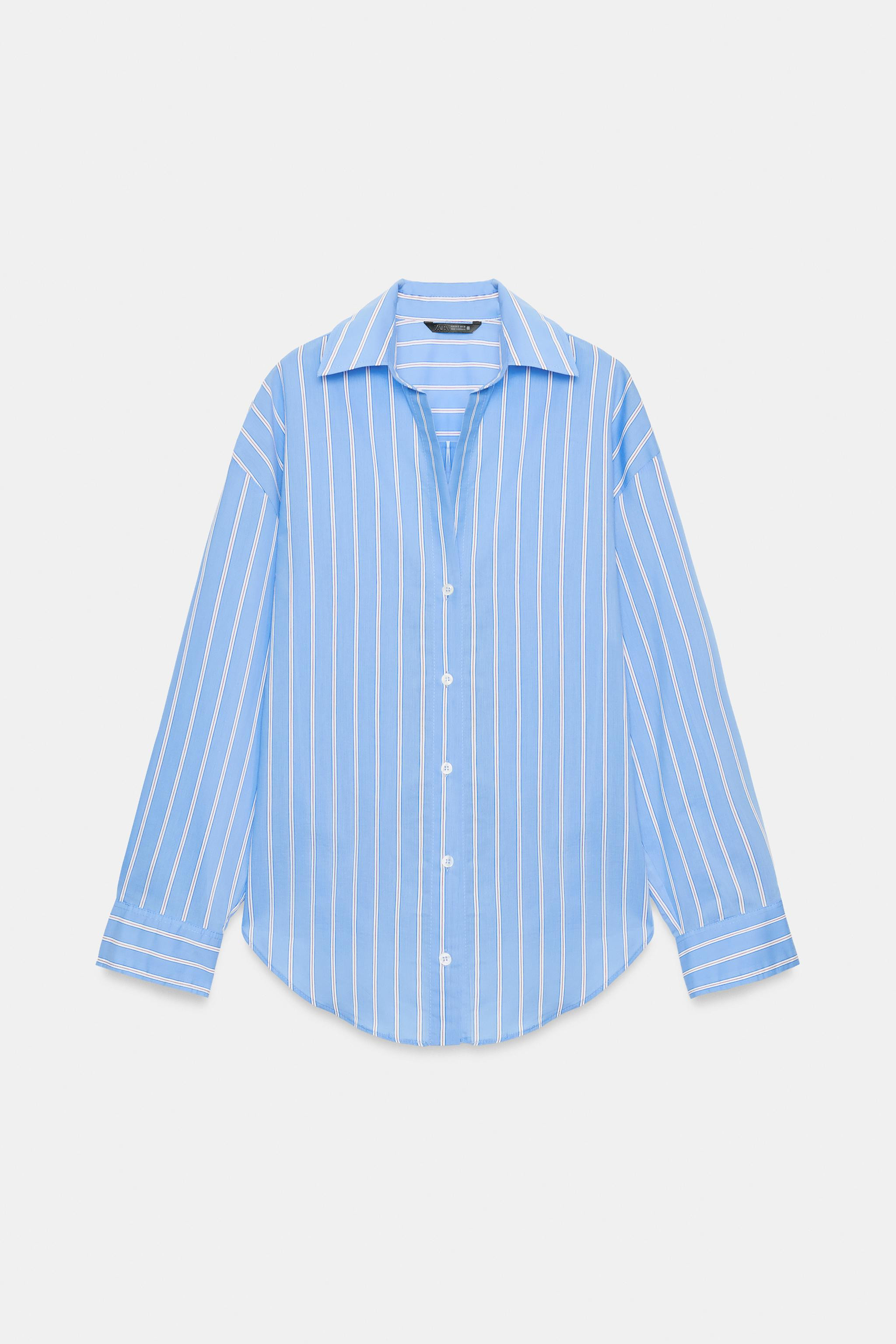 ZARA POPLIN TOP (click For White Option) | Zara US