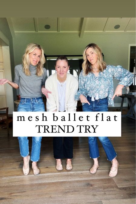 Ok the ones we tried are not cute but in all seriousness- there are some pretty adorable mesh flats out there. Linking those! What do you think of this trend? 

#LTKVideo #LTKover40 #LTKshoecrush
