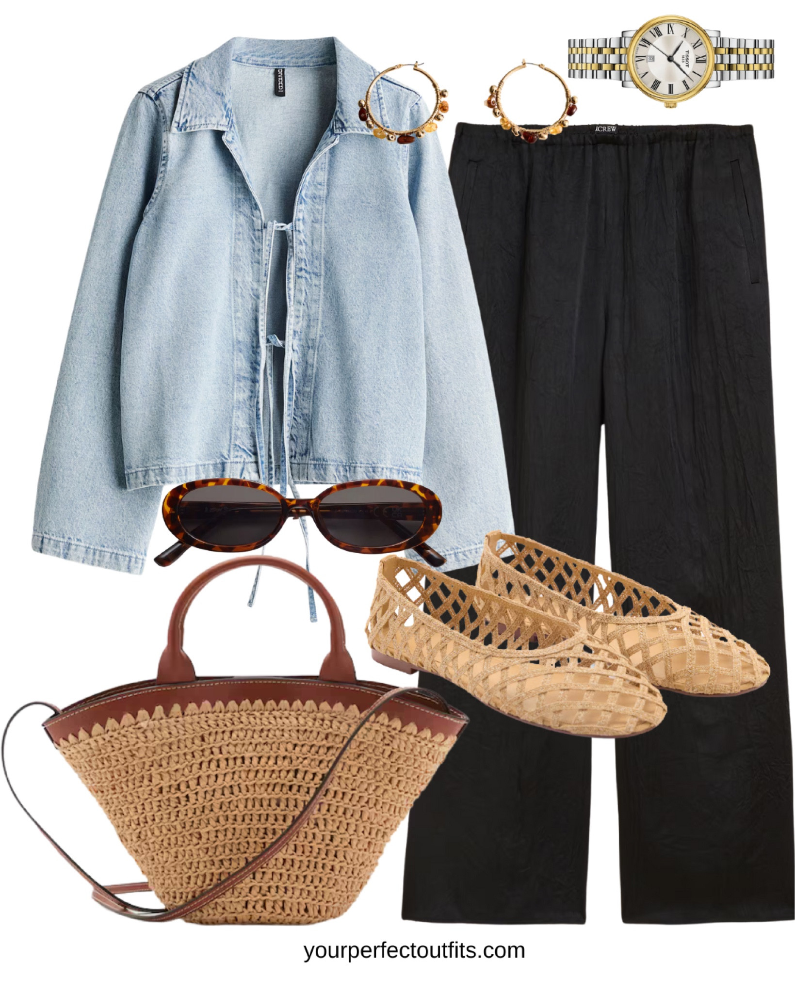 Summer outfit ideas 
Business casual look for summer days 
Easy summer outfit with a black trousers 

#LTKSaleAlert #LTKActive #LTKSeasonal