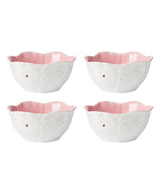 Butterfly Meadow Floral Dessert Bowls, Set of 4 | Macy's