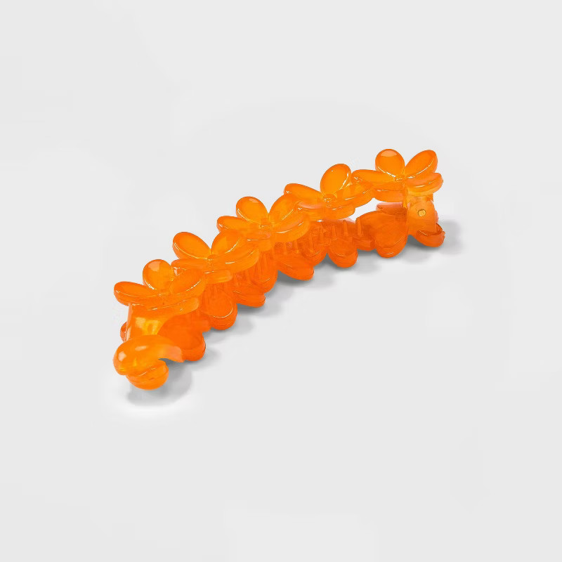 Flower Banana Hair Clip - Wild Fable™ Orange | Target
