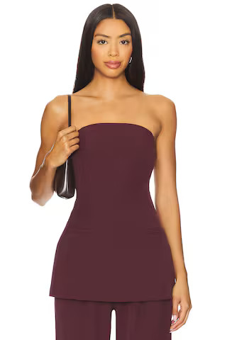 4th & Reckless Maggie Corset in Burgundy from Revolve.com | Revolve Clothing (Global)