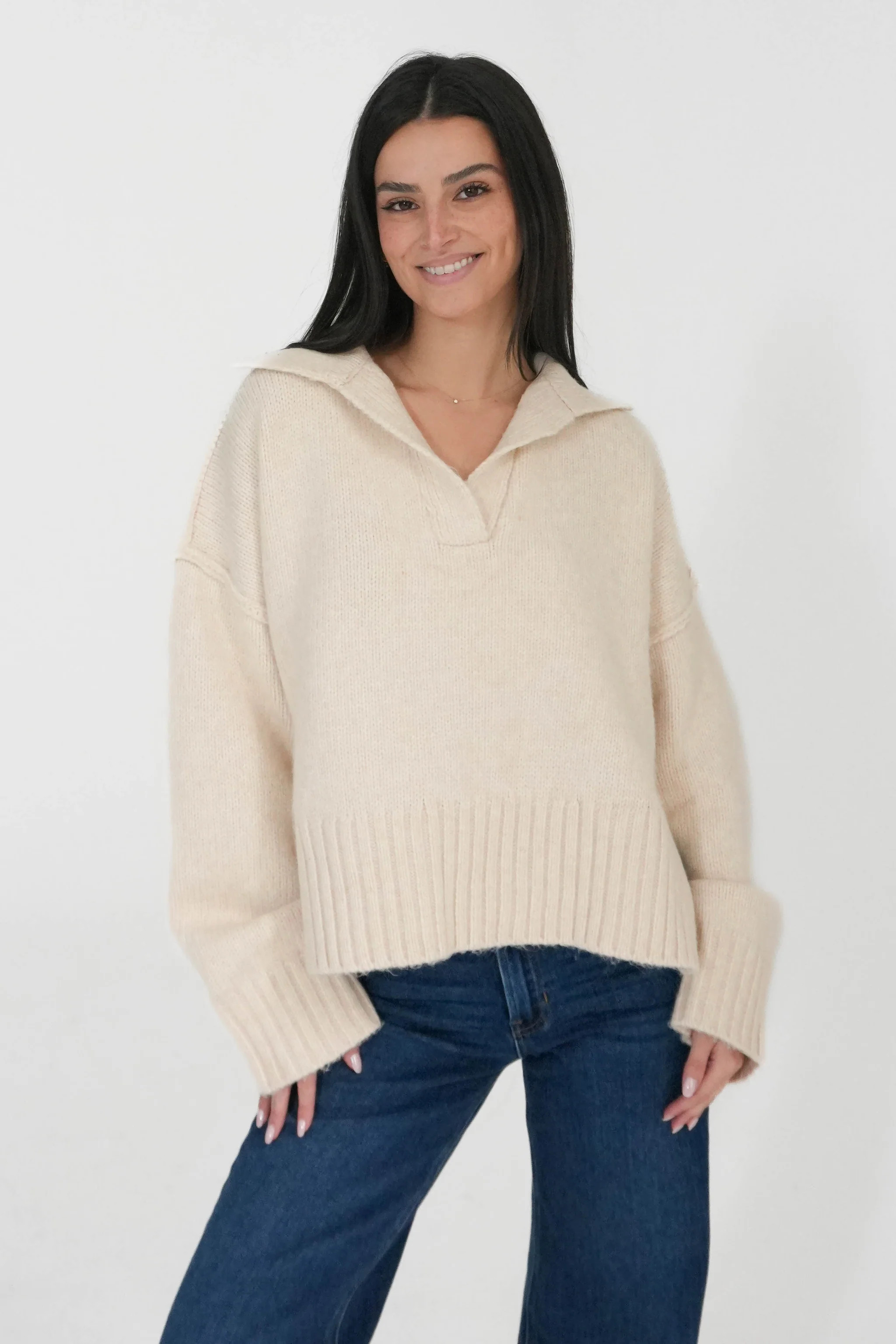 Lizzie Sweater | Grey Bandit