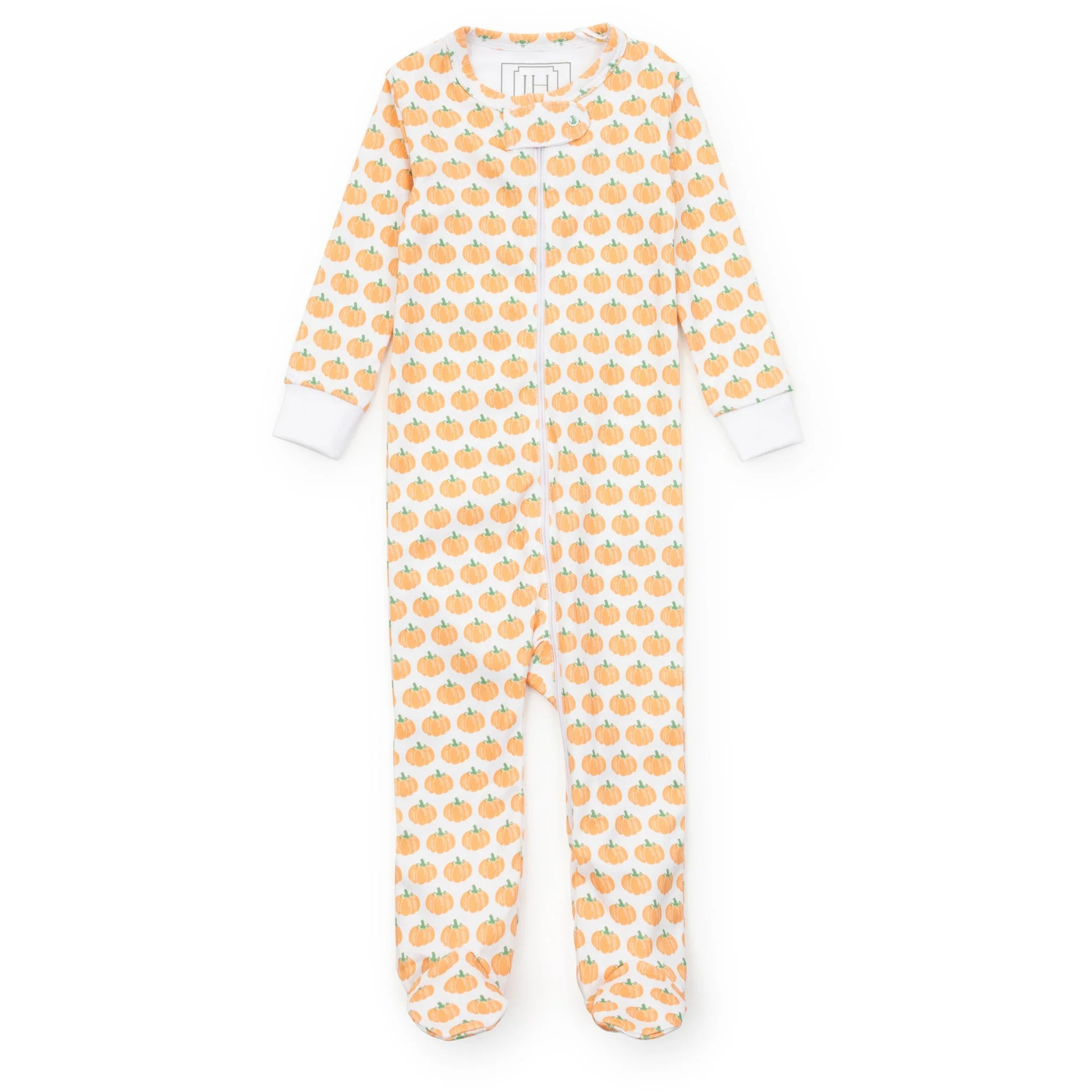 Parker Zipper Pajama - Harvest Pumpkin | Lila and Hayes