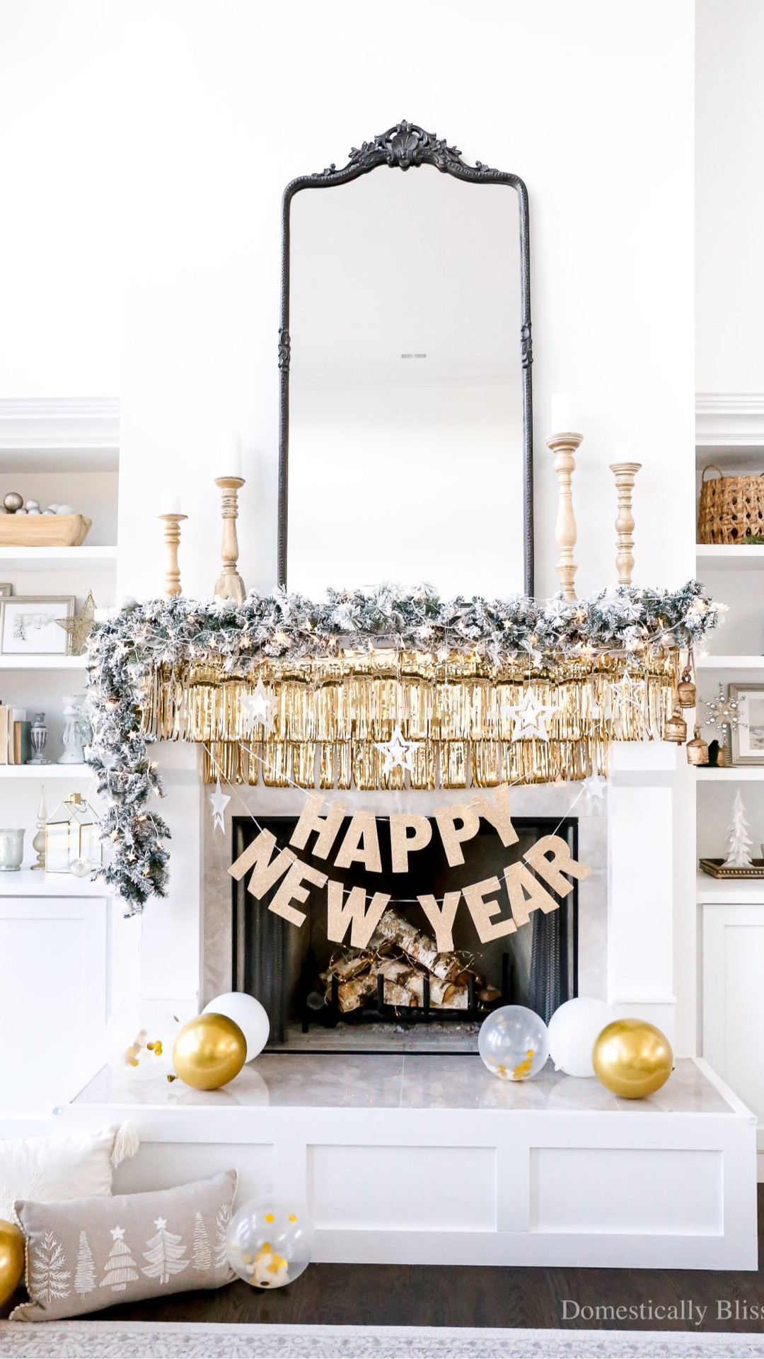 Quick and easy New Year’s Eve Fireplace Decor inspiration to help you as you decorate for ringing in the new year!

See details:
https://domesticallyblissful.com/new-years-eve-fireplace-decor/

🔗 Join our newsletter: https://domesticallyblissful.com/newsletter/ 

#LTKSeasonal #LTKHoliday #LTKHome