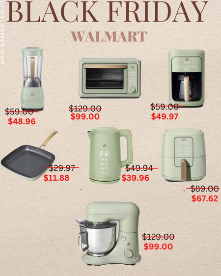 Early Black Friday Deals at Walmart -Multiple colors available! 

Beautiful by drew berrymore- Walmart home - Walmart kitchen finds - air fryers - blenders - convection oven - coffee pots - skillets - kitchen mixer - blender - tea kettle -gift guide - gifts for her - gifts for the cook - new homeowner gifts - house warming gift 

#LTKhome #LTKsalealert #LTKHoliday
