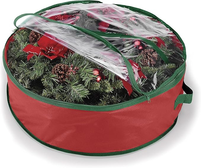 Whitmor Wreath and Garland Bag for 30-Inch Wreaths | Amazon (US)