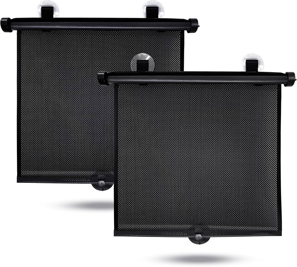 EcoNour Car Window Shades for Baby (2 Pack) - Upgraded | Shades for Side Window | Comes with Enha... | Amazon (US)
