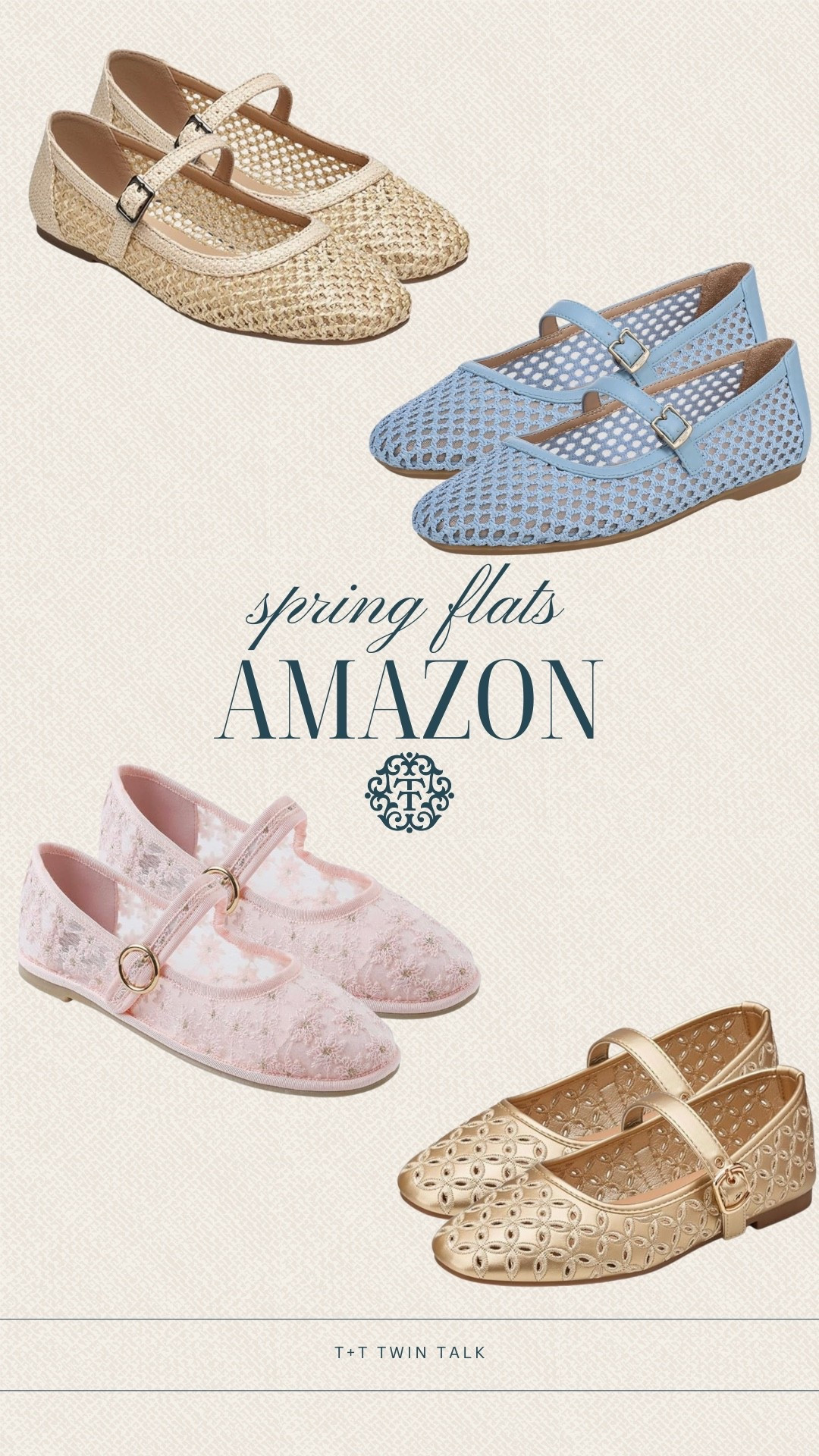 These spring flats are such an easy way to switch up your outfits. We pulled neutrals, pink, and blue so there’s a pair for whatever you’re wearing, all easy finds from Amazon. Perfect for everyday, travel, or just running around.

#LTKMidsize #LTKOver40 #LTKSeasonal
