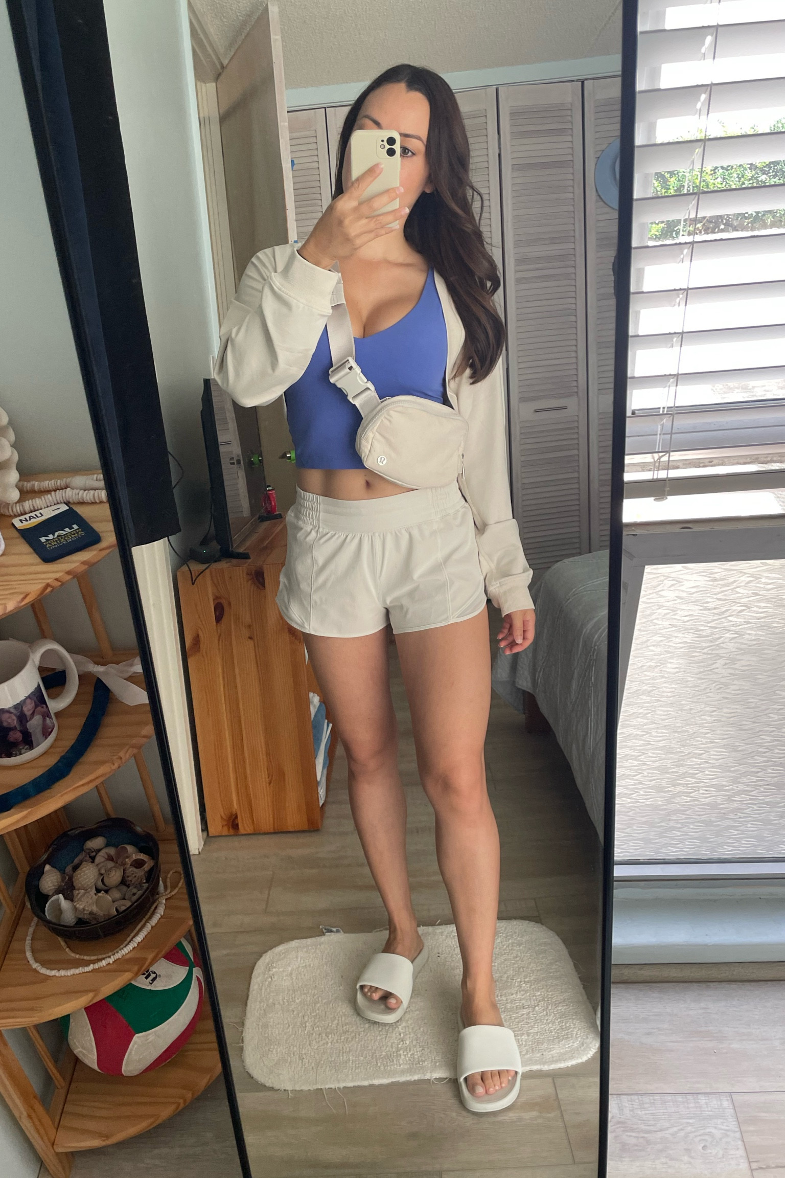 Casual summer outfit to go run some errands today.  It is so hot outside but sometimes I get cold in the air conditioning, so I’ve been pulling for this shrug almost every day since I picked it up from lululemon.  It’s lightweight and comfy…so perfect for all of my summer outfits!  Paired in with my hotty hot shorts and Align tank to stay cool!  And of course I can’t forget my Everywhere Belt Bag!  This one is in the color White Opal.  

Top, bottom, and shrug all in size 6.  

Also included Amazon lookalikes on my items list for budget friendly options!  

#LTKSeasonal #LTKitbag #LTKstyletip