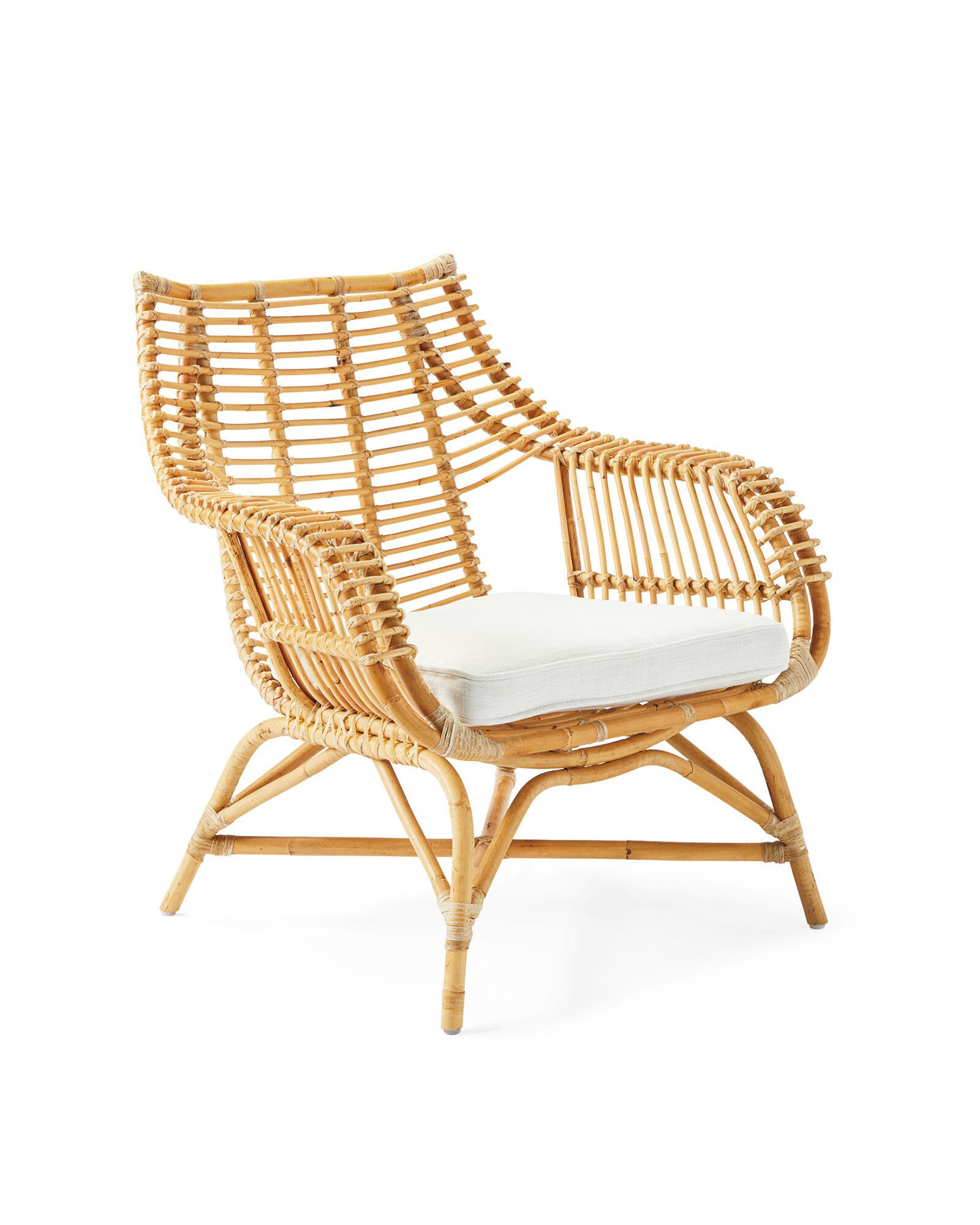 Venice Rattan Chair Cushion - Quick Ship | Serena and Lily