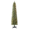 7 ft Pre-Lit Shelton Cashmere Pencil Fir Artificial Christmas Tree with 300 Clear LED Lights and ... | Walmart (US)