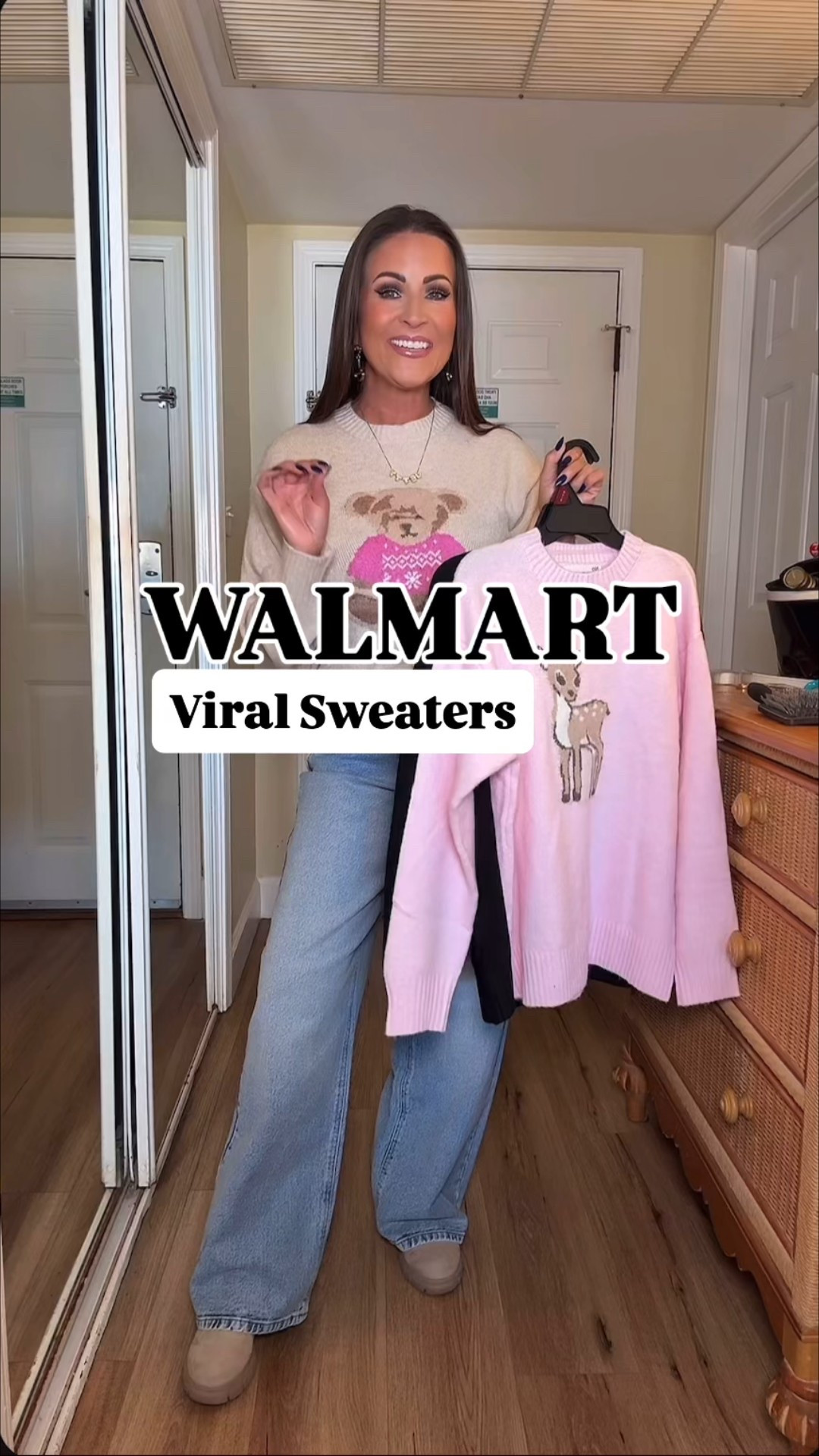 These sweaters have gone viral! People are loving the animals, especially the teddy bear, and how soft they are! They have a nice, long, oversized fit so they’re easy to pair with jeans or leggings! 

Walmart fashion, Walmart style, Walmart finds, viral fashion, sweaters, fall outfit, fall fashion, fall style, winter outfits, winter style, winter fashion, fall boots, Chelsea boots, clogs  

#LTKootd #LTKStyleTip #LTKFindsUnder50