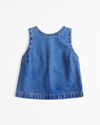 Denim Shell Top | Abercrombie & Fitch (US)