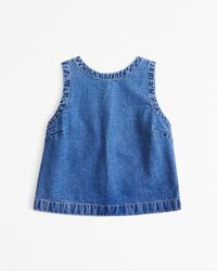 Denim Shell Top | Abercrombie & Fitch (US)