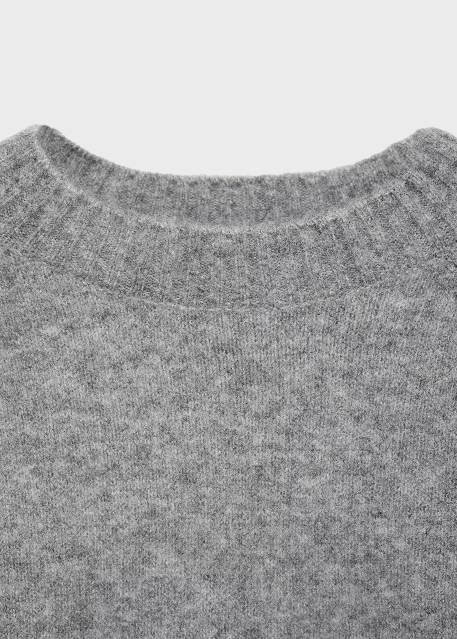 Cotton-linen round-neck knitted sweater - Women | MANGO USA | Mango (US/MX/AU)