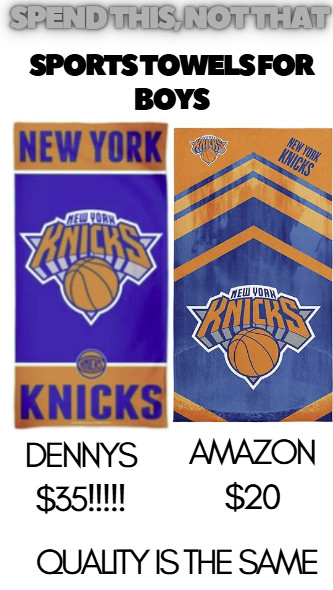the same towel is $35 at Dennys and $20 on AMAZON.  you do the math.... 

 #LTKmomlife #LTKSaleAlert #LTKKids