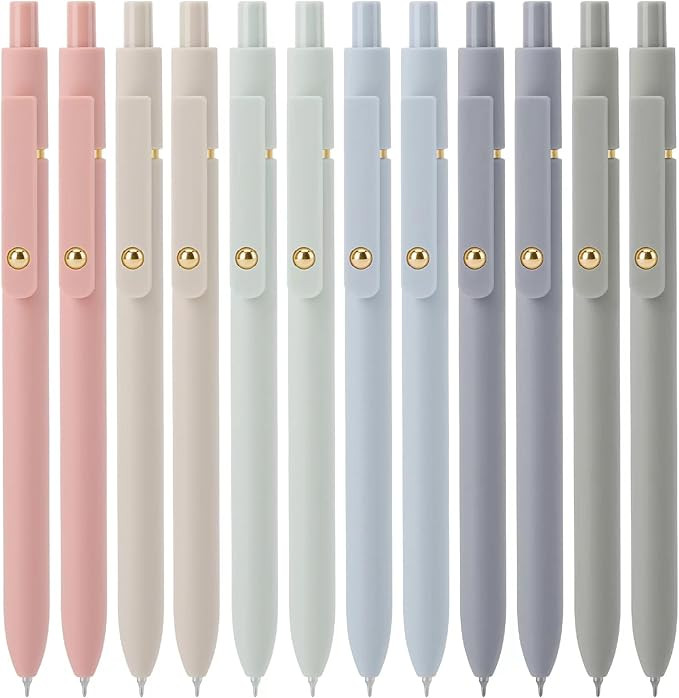 Ddaowanx Gel Pens,0.5mm Quick Dry Black Ink Pens Fine Point Smooth Writing Pens, Cute Office Scho... | Amazon (US)