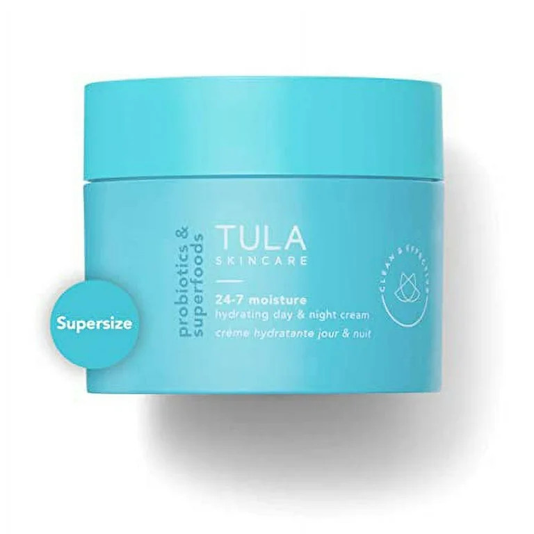 TULA Skin Care 24-7 Hydrating Day  Night Cream - Supersize, Anti-Aging Moisturizer for Face, Cont... | Walmart (US)