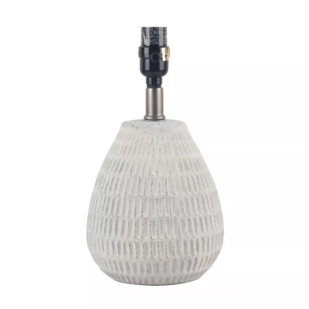 Ceramic Textured Table Lamp Base White - Threshold™ | Target