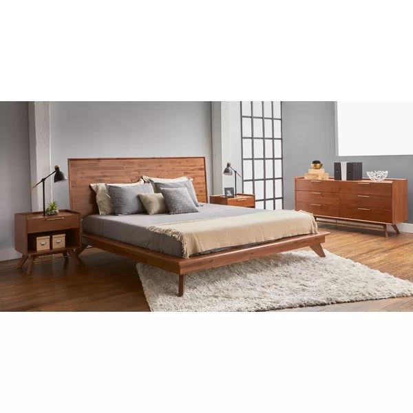 Alson Solid Wood Low Profile Platform Bed | Wayfair North America