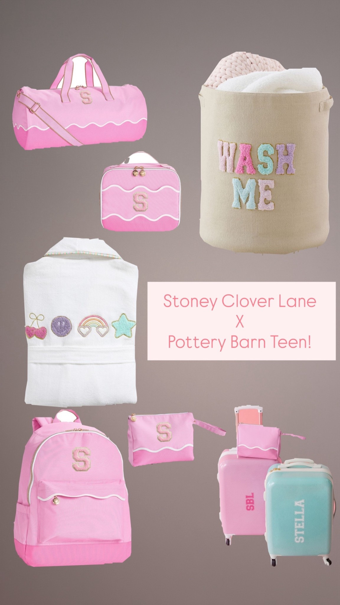 The cutest collection between two of my favorite brands! It’s all on sale this weekend! Stock up before it sells out! The backpacks are so adorable! 

Pottery barn teen
Stoney clover lane 
Travel 
Kids suitcase 
Kids travel bag 

#LTKSpringSale #LTKSaleAlert #LTKKids