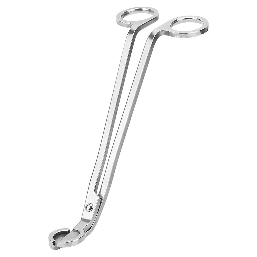 CHEFBEE Candle Wick Trimmer, Polished Stainless Steel Wick Clipper Cutter, Scissors, Reaches Deep... | Amazon (US)
