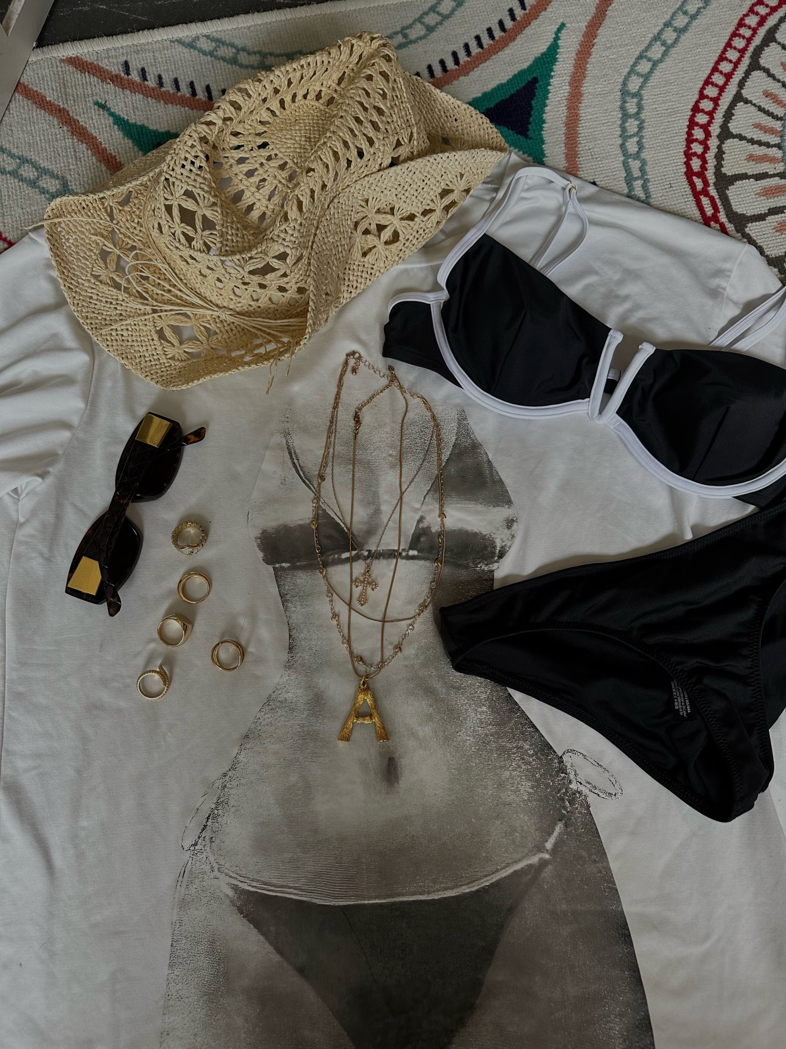 THE CUTEST SWIM COVER UP OUTFIT 
THE NECKLACE makes the whole outfit 


The tshirt is not longer available but I linked cute options ! 


Want to look cute when going to the beach or pool? Shop these looks 

#LTKSwim #LTKStyleTip #LTKTravel