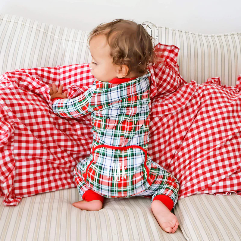 Sinclair Plaid Zip Sleeper | Classic Whimsy