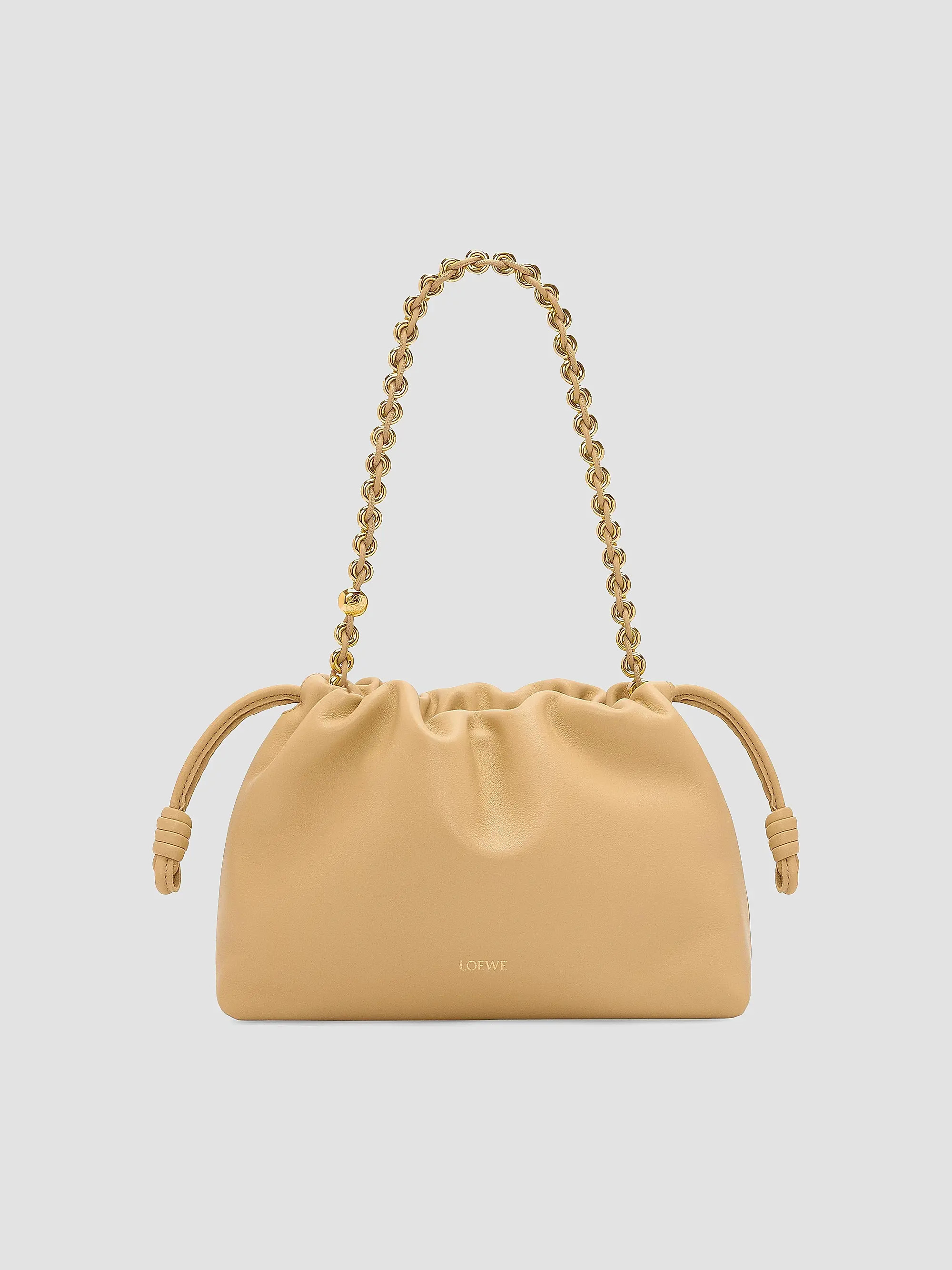 LOEWE Flamenco Medium Chain Leather Shoulder Bag | Saks Fifth Avenue | Saks Fifth Avenue